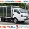 KIA K250 THÙNG KÍN - TẢI 1.99/2.49 TẤN giá xe tải kia 2.49 tấn thùng kín