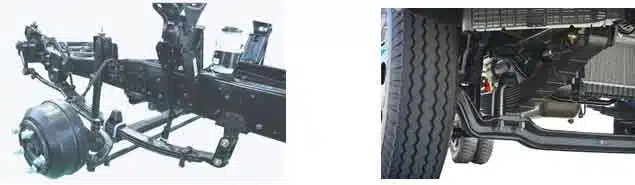 XE TẬP LÁI OLLIN S700 HẠNG C - TẢI 3.5 TẤN Hệ thống treo