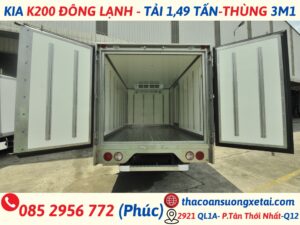 KIA K200 THÙNG ĐÔNG LẠNH- TẢI 1.49 TẤN kia k200 thung dong lanh3