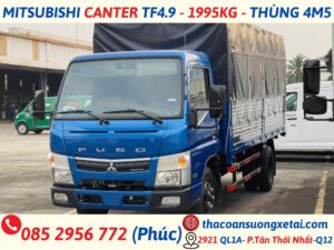 xe tải mitsubishi fuso canter tf4.9 thùng mui bạt (2)