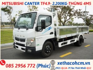 CANTER TF4.9 THÙNG LỬNG - TẢI 2.2 TẤN xe tải mitsubishi fuso canter tf4.9 thùng lửng (4)