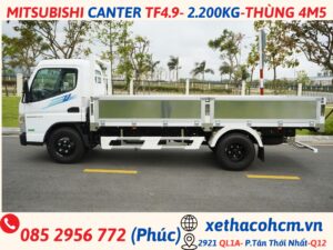 CANTER TF4.9 THÙNG LỬNG - TẢI 2.2 TẤN xe tải mitsubishi fuso canter tf4.9 thùng lửng (5)