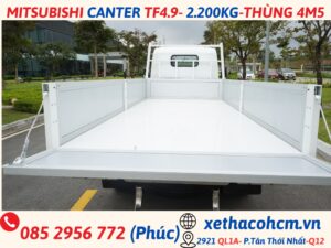 CANTER TF4.9 THÙNG LỬNG - TẢI 2.2 TẤN xe tải mitsubishi fuso canter tf4.9 thùng lửng (6)
