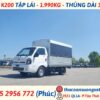 XE TẬP LÁI KIA K200 | XE TẬP LÁI B2 | TẢI TRỌNG 1T9 | THÙNG DÀI 3M2 xe tập lái kia k200 (7)