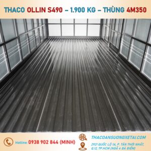 OLLIN S490 THÙNG KÍN - TẢI 1,99 TẤN xe tai thung kin thaco 1t9 ollin s490 9