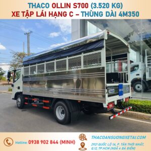XE TẬP LÁI OLLIN S700 HẠNG C - TẢI 3.5 TẤN xe tap lai hang C thaco ollin s700 7