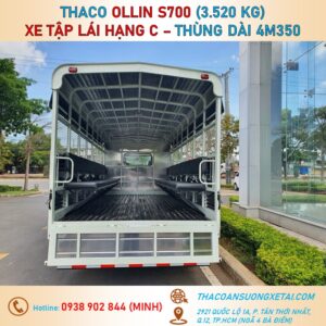 XE TẬP LÁI OLLIN S700 HẠNG C - TẢI 3.5 TẤN xe tap lai hang C thaco ollin s700 8
