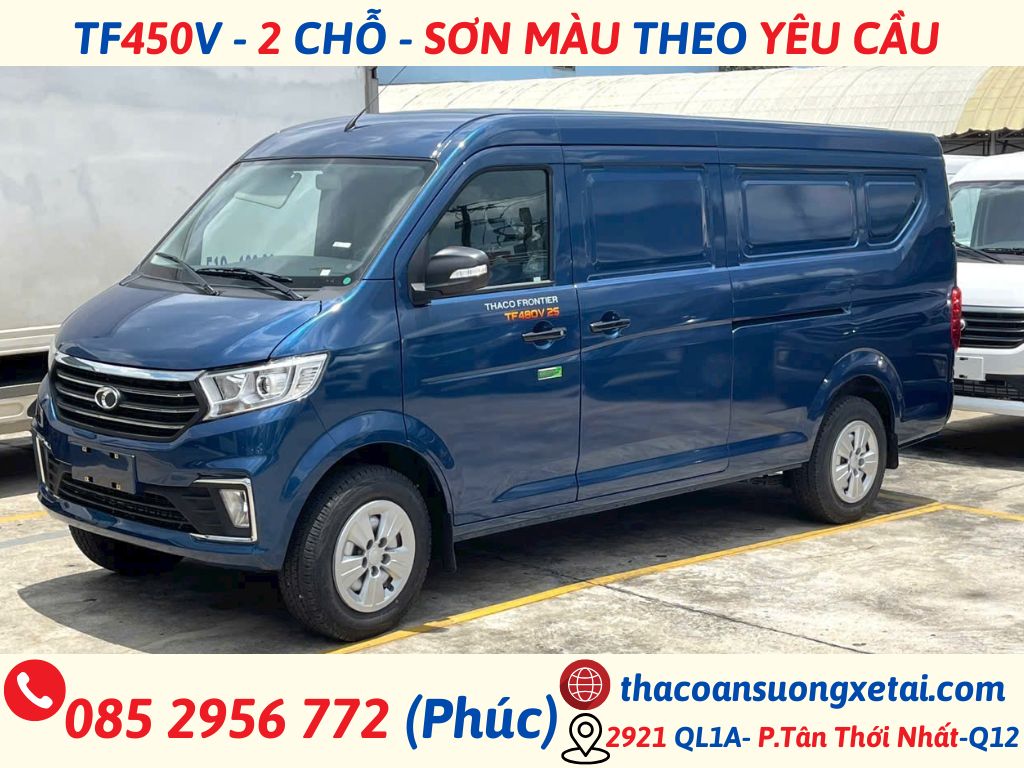 XE VAN THACO TF420 SƠN MÀU THEO YÊU KHÔNG LO GIỜ CẤM TẢI xe tải van thaco tf420 2 chỗ sơn màu theo yêu cầu (4)