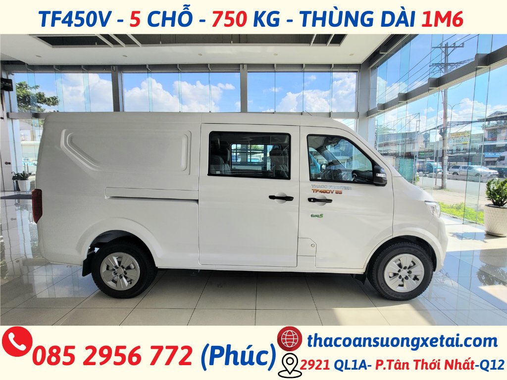 THACO TOWNER V2.6-5S (TF450V-5S) thaco towner v2.6-5s (tf450v 5 chỗ)