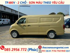 XE VAN THACO TF420 SƠN MÀU THEO YÊU KHÔNG LO GIỜ CẤM TẢI xe van thaco 2 chỗ sơn màu (9)