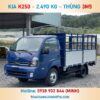 KIA K250 MUI BẠT THÙNG NHÔM | TẢI 2T49 | THÙNG 3M5 K250 mui bat 1