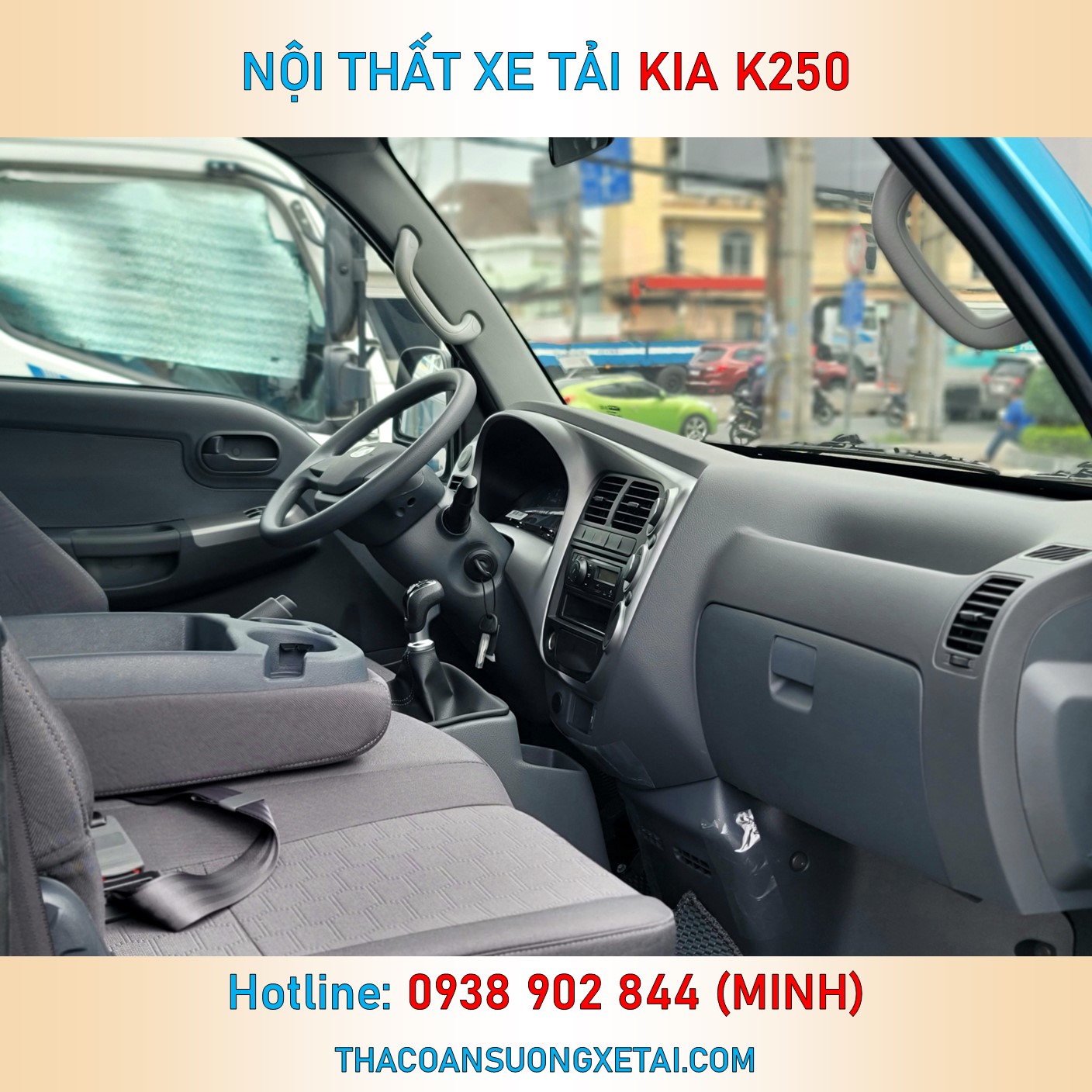 KIA K250 MUI BẠT THÙNG NHÔM | TẢI 2T49 | THÙNG 3M5 noi that kia k250 3