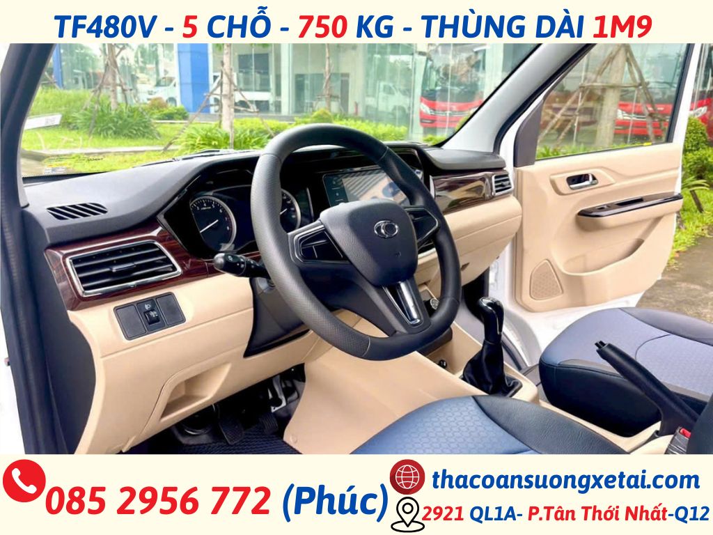 XE TẢI THACO TF480 5 CHỖ giá xe van thaco 5 chỗ (4)