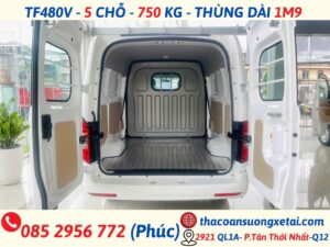 GIÁ XE VAN THACO 5 CHỖ TF480 | TẢI 750KG | THÙNG 1M9 xe tải van thaco 5 chỗ (5)