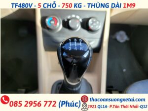 GIÁ XE VAN THACO 5 CHỖ TF480 | TẢI 750KG | THÙNG 1M9 xe tải van thaco 5 chỗ (6)