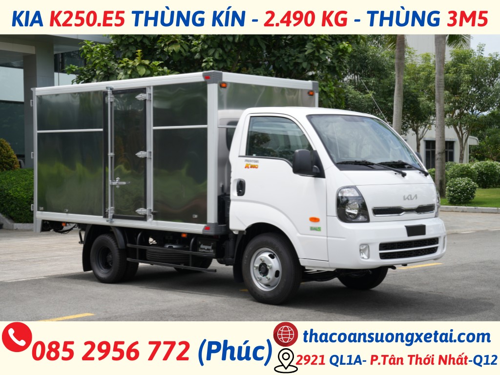 GIÁ XE KIA K250 MỚI NHẤT Kia k250 thung kin 1