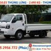 GIÁ XE KIA K250 THÙNG LỬNG – GIÁ XE TẢI KIA 2.49 TẤN MỚI NHẤT kia k250 thung lung 2