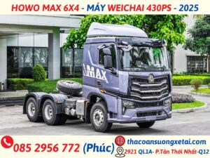 howo max máy weichai 430ps