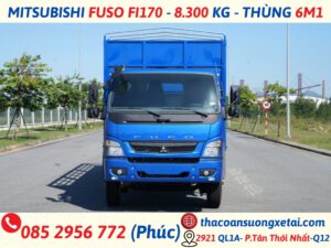 GIÁ XE TẢI MITSUBISHI FUSO FI170 - TẢI TRỌNG 8.300 KG - THÙNG 6.1M mitsubishi fuso