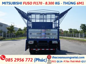 GIÁ XE TẢI MITSUBISHI FUSO FI170 - TẢI TRỌNG 8.300 KG - THÙNG 6.1M mitsubisi fuso fI170 6