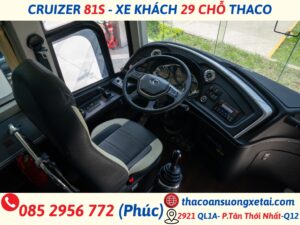 CRUIZER 81S - 170Ps | XE 29 CHỖ THACO MỚI NHẤT 2025 xe khách 29 chỗ thaco mới nhất cruizer 81s-3