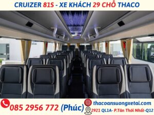 CRUIZER 81S - 170Ps | XE 29 CHỖ THACO MỚI NHẤT 2025 xe khách 29 chỗ thaco mới nhất cruizer 81s-4