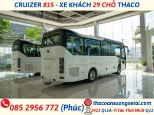 xe khách 29 chỗ thaco mới nhất cruizer 81s-6