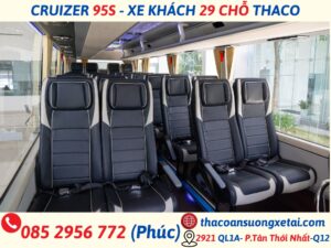 xe khách 29 chỗ thaco mới nhất cruizer 95s-2