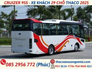 CRUIZER 95S – XE KHÁCH 29 CHỖ THACO 2025 thaco cruizer 95s - xe khách 29 chỗ thaco tb95