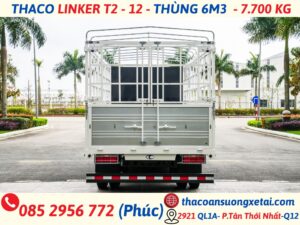LINKER T2-12 THÙNG DÀI 6,3 MÉT TẢI TRỌNG 7,7 TẤN gia xe t2 12 thung dai 6m3