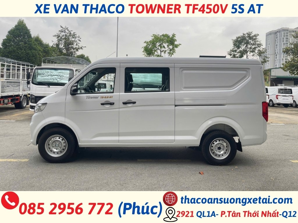 XE VAN THACO TF450 AT 5 CHỖ XE VAN THACO SỐ TỰ ĐỘNG thaco tf450 at 5 chỗ