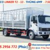 LINKER T2-13 THÙNG DÀI 6,9 MÉT - TẢI 7,5 TẤN thaco linker t2-12 thùng dài 6m9