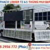 GIÁ XE TẢI LINKER 3.49 TẤN THÙNG MUI BẠT 4,45 MÉT - THACO LINKER 6.5 xe tải linker 3.49 tấn thùng mui bạt