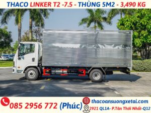 thaco linker t2-7.5 thùng kín