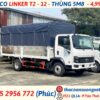 THACO LINKER T2-12 THÙNG DÀI 5,8 MÉT TẢI 5 TẤN xe tải thaco linker 5 tấn thùng 5m8