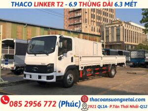 giá xe tải thaco linker t2-6.9 thùng 6.3 mét