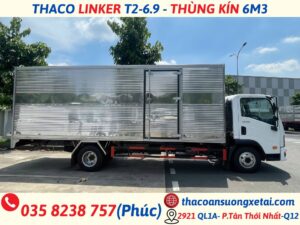 xe tải thaco linker t2-6.9 thùng kín 6m3