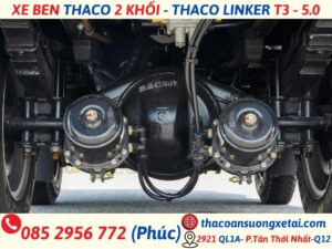GIÁ XE BEN THACO 2 KHỐI - THACO LINKER T3 - 5.0 xe ben thaco 2 khối mới nhất 2026