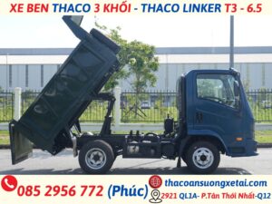 xe ben 3 khối thaco linker