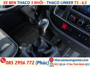 nội thất xe ben thaco 3 khối