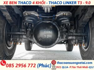 GIÁ XE BEN THACO 4 KHỐI - THACO LINKER T3 - 9.0 cầu xe linker ben 4 khối