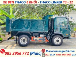 xe ben thaco 6 khối mới nhất