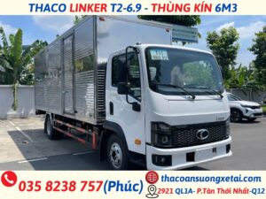 xe tải thaco linker t2-6.9 thùng kín