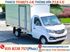 thaco towner t1-2.8 thùng kín mới nhất 2026