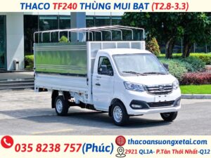 thaco towner t1-2.8 thùng mui bạt