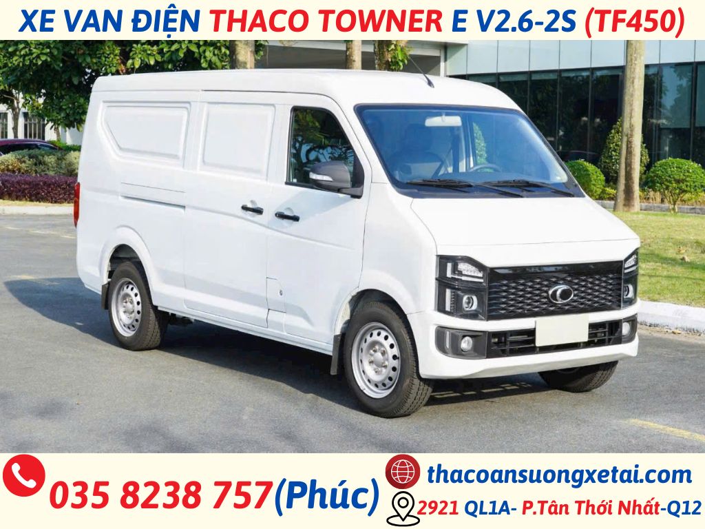 xe van điện Thaco Towner E V2.6-2S