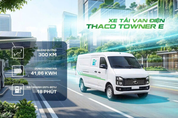 so sánh xe van điện thaco towner e v2.7-2s